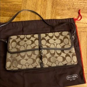 Envelope style coach bag